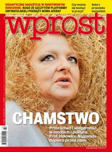 Okładka tygodnika WPROST: 22/2013