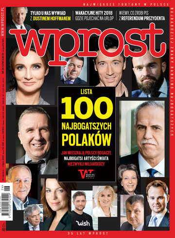 Okładka tygodnika WPROST: 26/2018